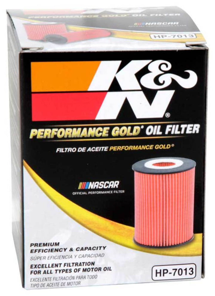 K&N Performance Oil Filter for 15-16 Hyundai Genesis Sedan 3.8L V6 - Bull Strap