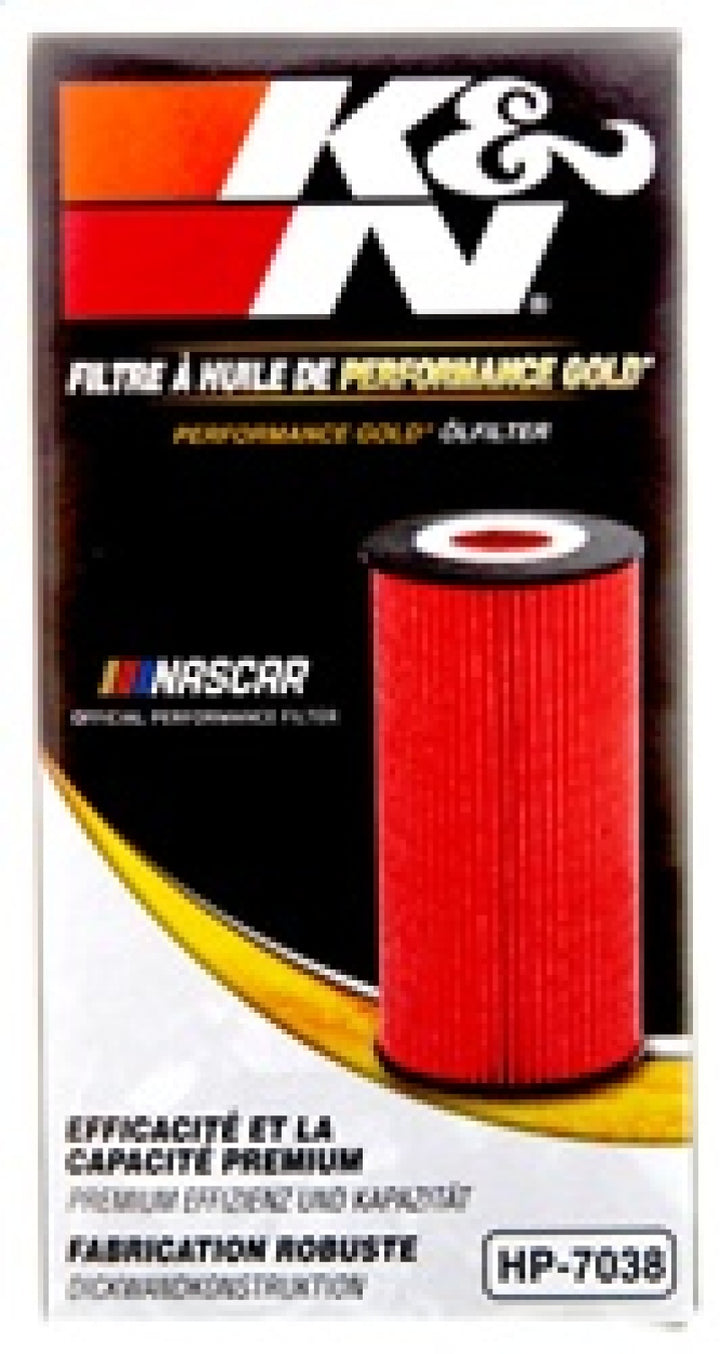 K&N Performance Oil Filter for 2019 Audi A3 2.0L - Bull Strap
