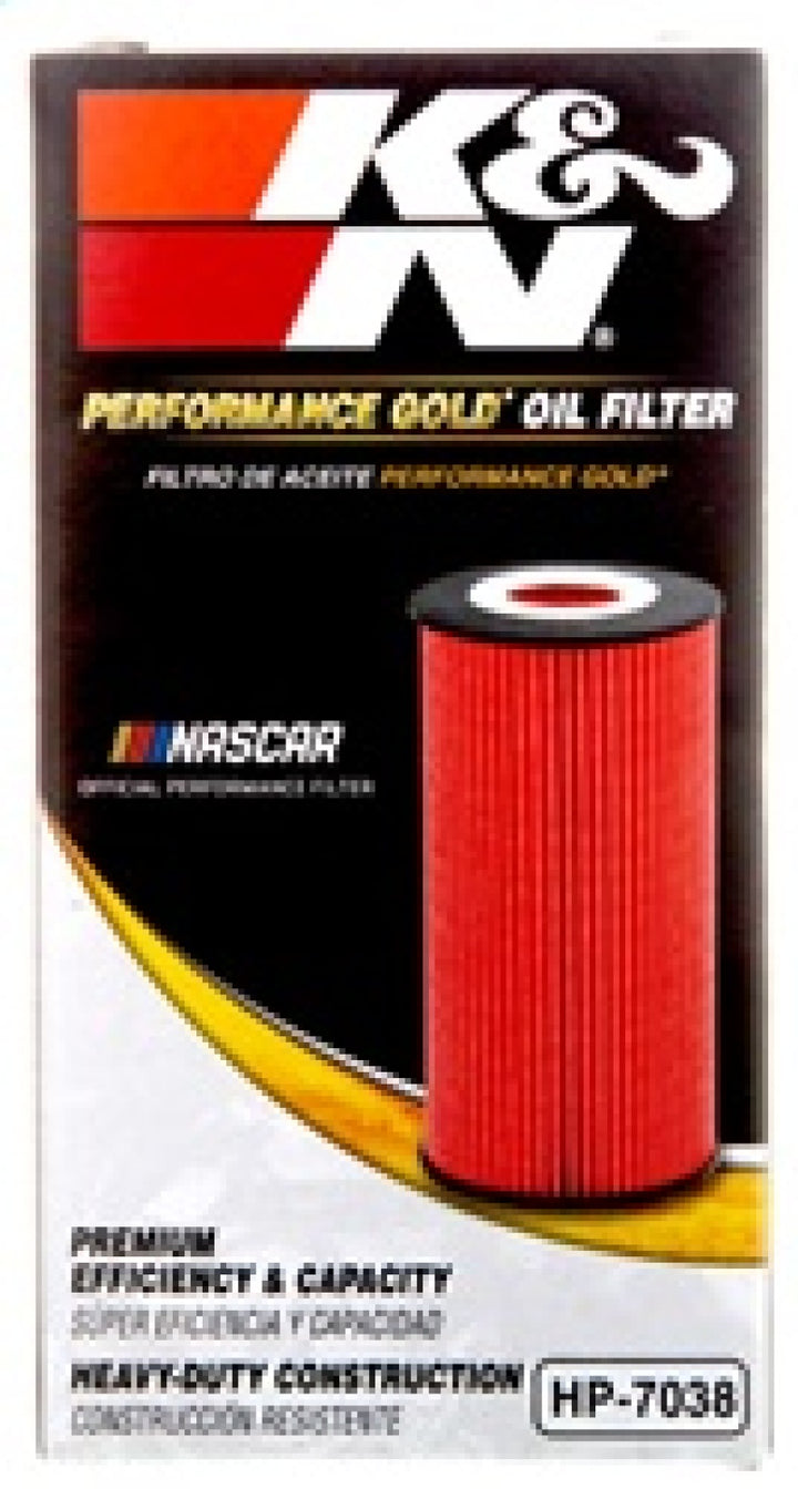 K&N Performance Oil Filter for 2019 Audi A3 2.0L - Bull Strap
