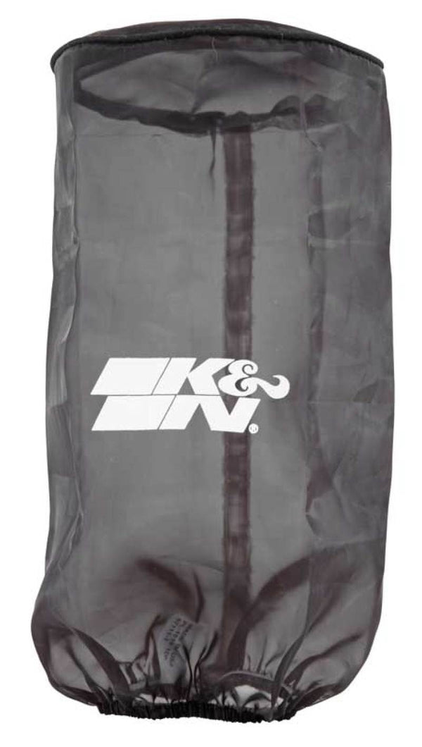 K&N Polaris Black Round Drycharger Air Filter Wrap 11.25inx3inx3in - Bull Strap