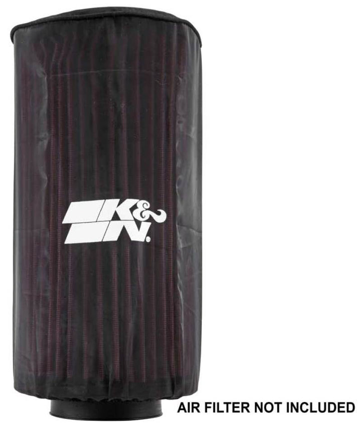 K&N Polaris Black Round Drycharger Air Filter Wrap 11.25inx3inx3in - Bull Strap
