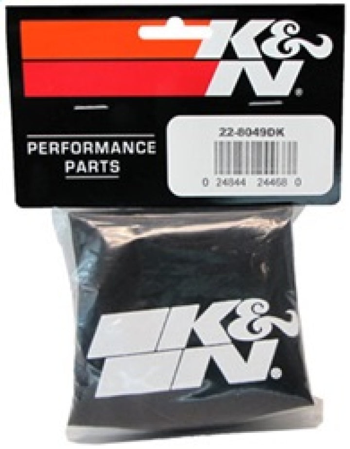 K&N RC-2690 Black Drycharger Air Filter Wrap - Bull Strap