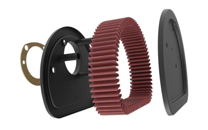 K&N Replacement Air Filter 1.625in H for Harley Davidson - Bull Strap