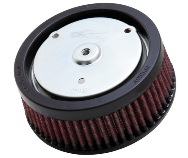 K&N Replacement Air Filter 5.5in Top OD x 6in Base OD x 2.313in H for Harley Davidson - Bull Strap