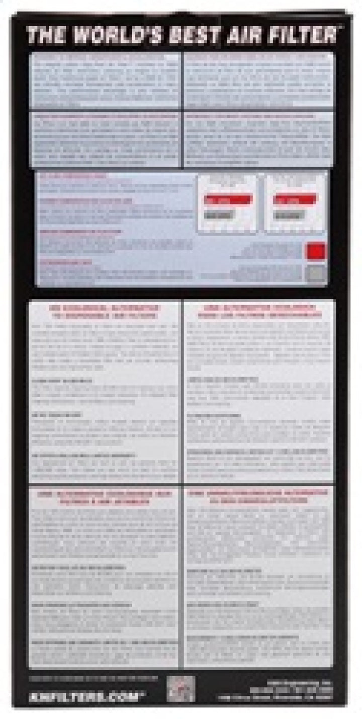 K&N Replacement Air Filter AIR FILTER, JEEP CHEROKEE, COMANCHE, WAGONEER 2.5L/4.0L 87-95 - Bull Strap