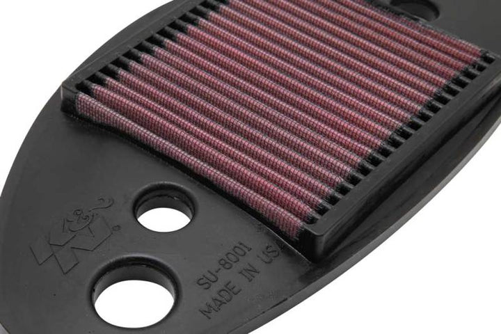K&N Replacement Air Filter for 01-04 Suzuki VL800LC Intruder / 05-08 Boulevard - Bull Strap