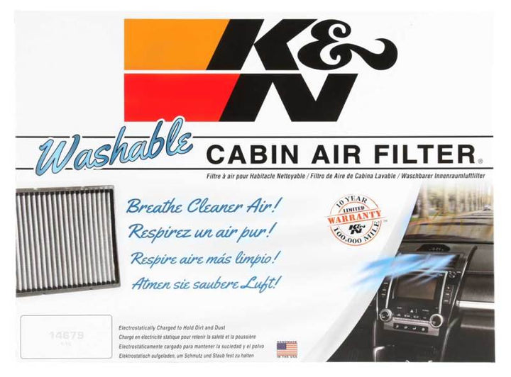 K&N Replacement Cabin Air Filter - Bull Strap
