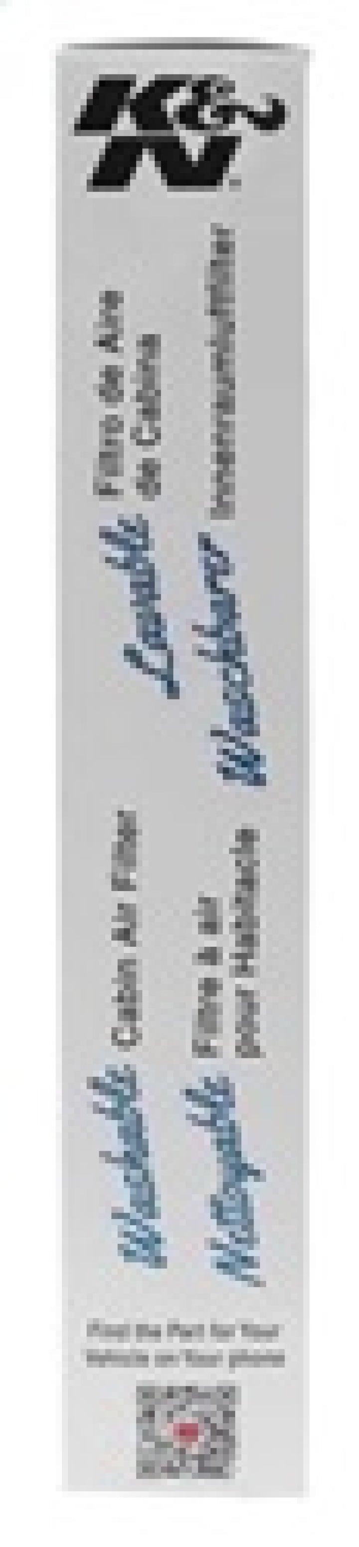 K&N Replacement Cabin Air Filter - Bull Strap