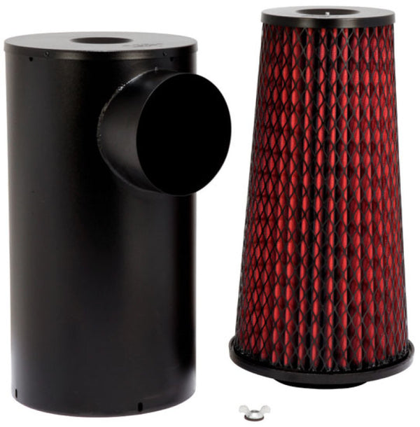 K&N Replacement Canister w/ Air Filter 9-3/4in D 18-7/8in H - HDT - Bull Strap