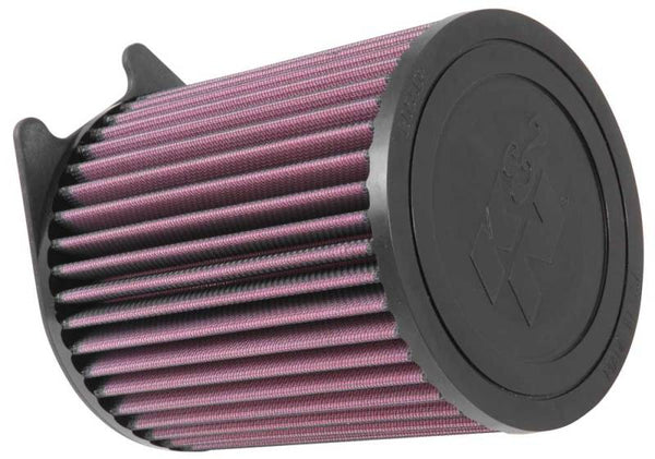 K&N Replacement Round Straight Air Filter for 14-15 Mercedes Benz A45/CLA45/GLA45 AMG 2.0L - Bull Strap