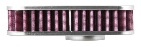 K&N Replacement Unique Air Filter 6.625in L x 4.75in W x 1.625in H with 1 Flange for Harley Davidson - Bull Strap