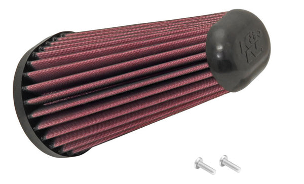 K&N Replacement Unique Oval Tapered Air Filter for Porsche 13-14 Boxster/2014 Cayman 2.7L/3.4L H6 - Bull Strap