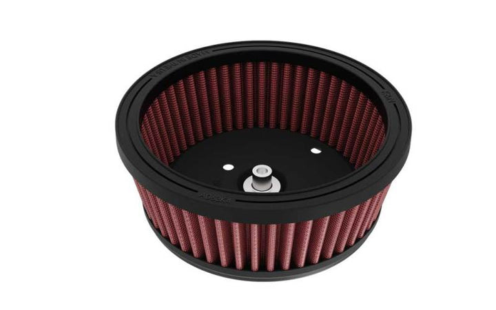 K&N Round Tapered 6.25in Base OD x 5.5in Top OD x 2.125in H Replacement Filter for Harley Davidson - Bull Strap