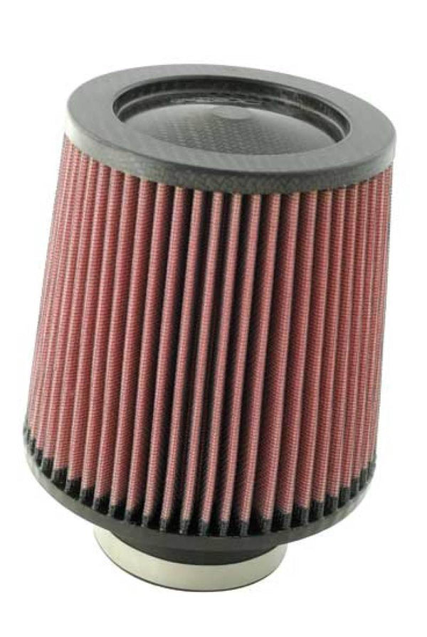 K&N Round Tapered Universal Air Filter 3 inch Flange 6 inch Base 5 inch Top 6 inch Height - Bull Strap
