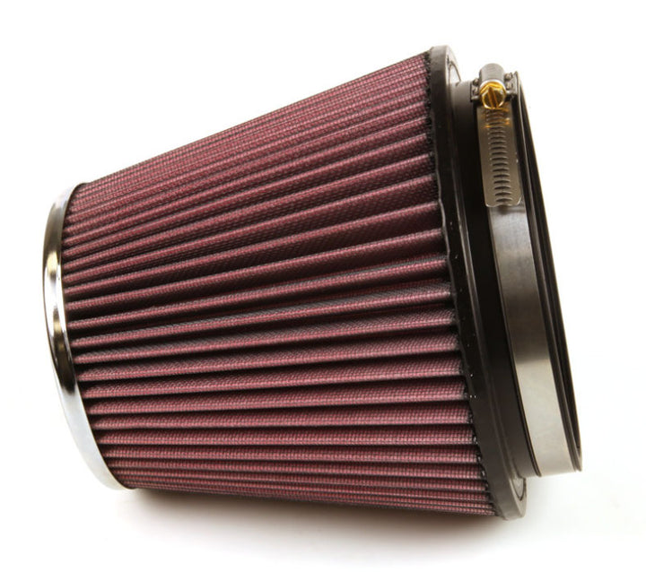 K&N Round Tapered Universal Air Filter 6in Flange ID x 7.5in Base OD x 5in Top OD x 6.5in Height - Bull Strap