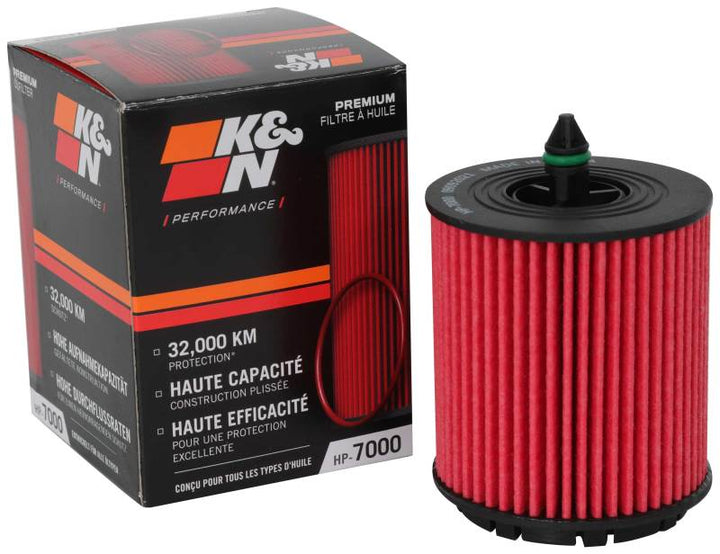 K&N Saturn/Chevrolet/Saab/Pontiac/Vauxhall Cartridge Oil Filter - Bull Strap