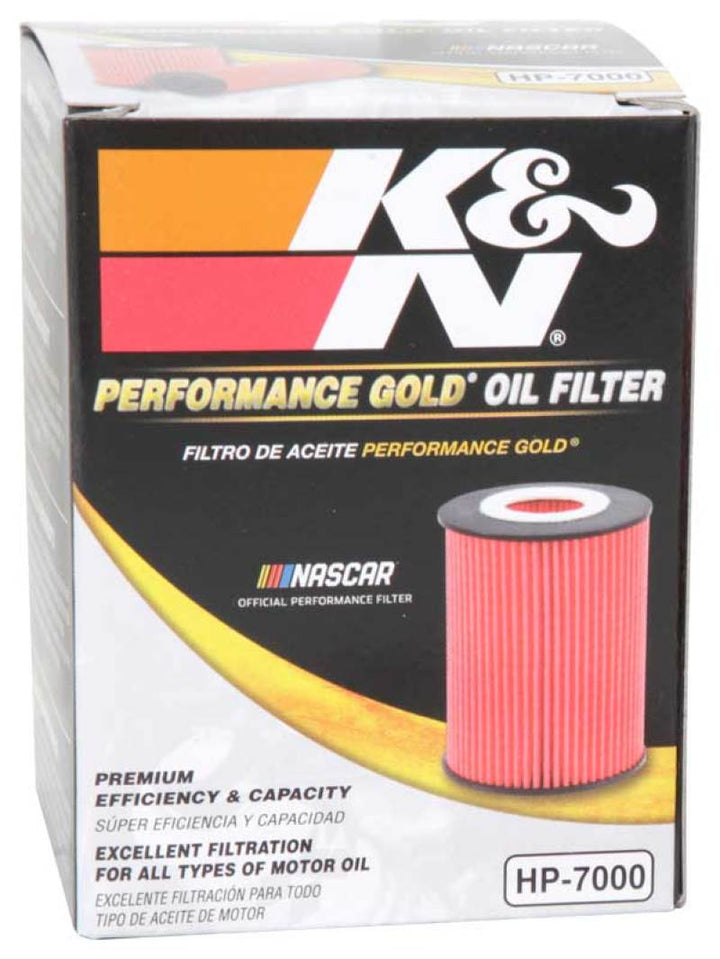 K&N Saturn/Chevrolet/Saab/Pontiac/Vauxhall Cartridge Oil Filter - Bull Strap