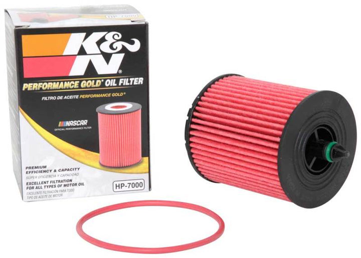K&N Saturn/Chevrolet/Saab/Pontiac/Vauxhall Cartridge Oil Filter - Bull Strap