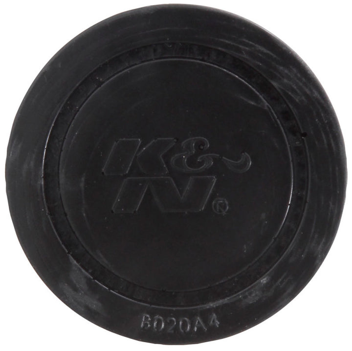K&N Steel Base Crankcase Vent Filter 0.375in Vent OD x 2in OD x 1.5in Height - Bull Strap
