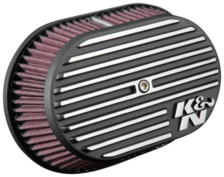 K&N Street Metal Intake System for 02-06 Harley-Davidson Road King F/I 88cl Side Draft Dyna/Softail - Bull Strap