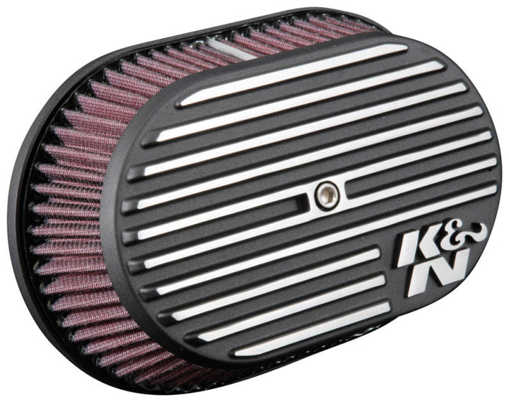 K&N Street Metal Intake System for 02-06 Harley-Davidson Road King F/I 88cl Side Draft Dyna/Softail - Bull Strap