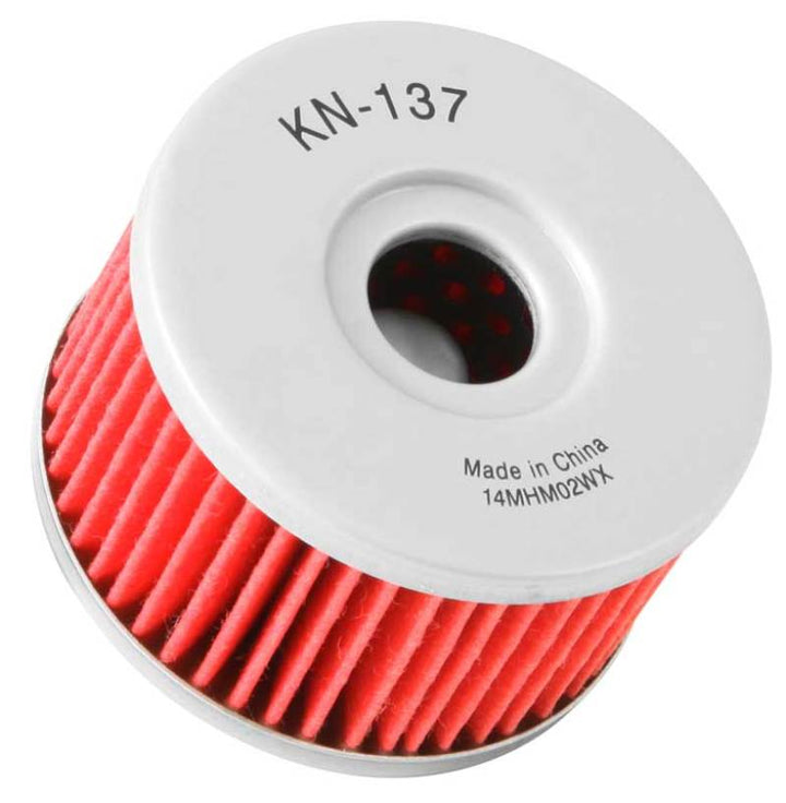 K&N Suzuki 2.375in OD x 1.469in H Oil Filter - Bull Strap