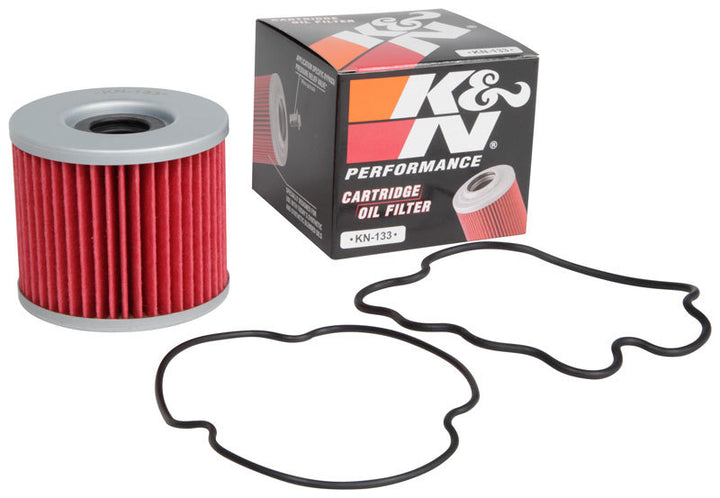 K&N Suzuki 2.844in OD x 2.469in H Oil Filter - Bull Strap