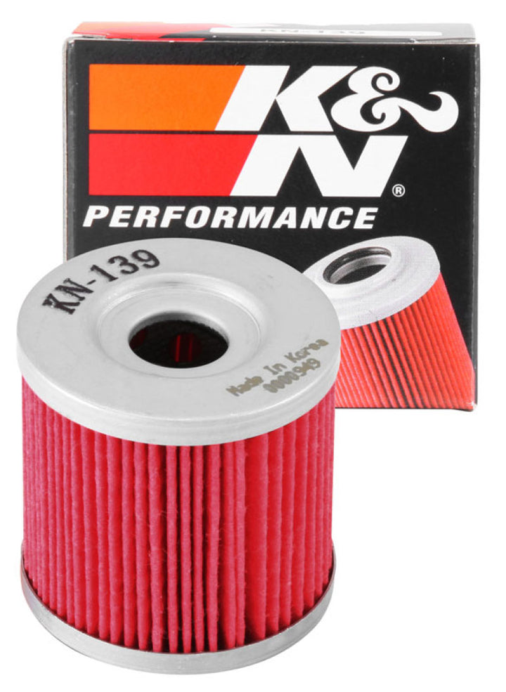 K&N Suzuki / Kawasaki / Arctic 1.75in OD x 1.719in H Oil Filter - Bull Strap