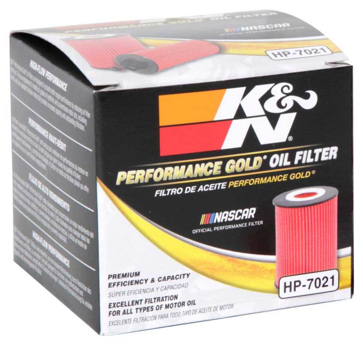 K&N Toyota / Lexus / Scion 1.50in OD x 2.25in H Oil Filter - Bull Strap