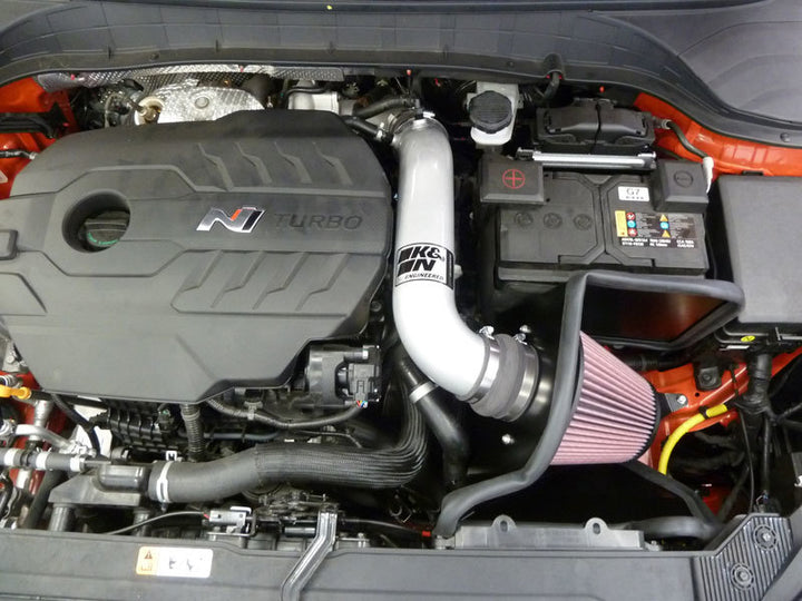 K&N Typhoon 2022 Hyundai Kona N L4-2.0L F/I Turbo Performance Air Intake System - Bull Strap