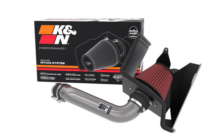 K&N Typhoon 2022 Hyundai Kona N L4-2.0L F/I Turbo Performance Air Intake System - Bull Strap