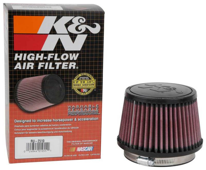 K&N Universal 4 Inch Filter - Bull Strap