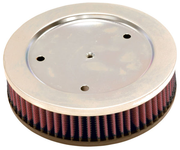K&N Universal 7in OD / 5in ID / 1.938in H Round Replacement Air Filter - Bull Strap