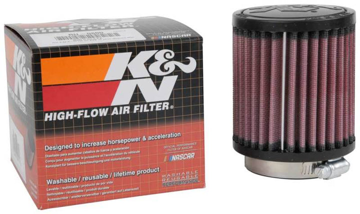 K&N Universal Air Filter - 2-7/16in Flange x 3-1/2in OD x 4in Height - Bull Strap