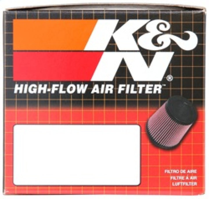 K&N Universal Air Filter - 2-7/16in Flange x 3-1/2in OD x 4in Height - Bull Strap