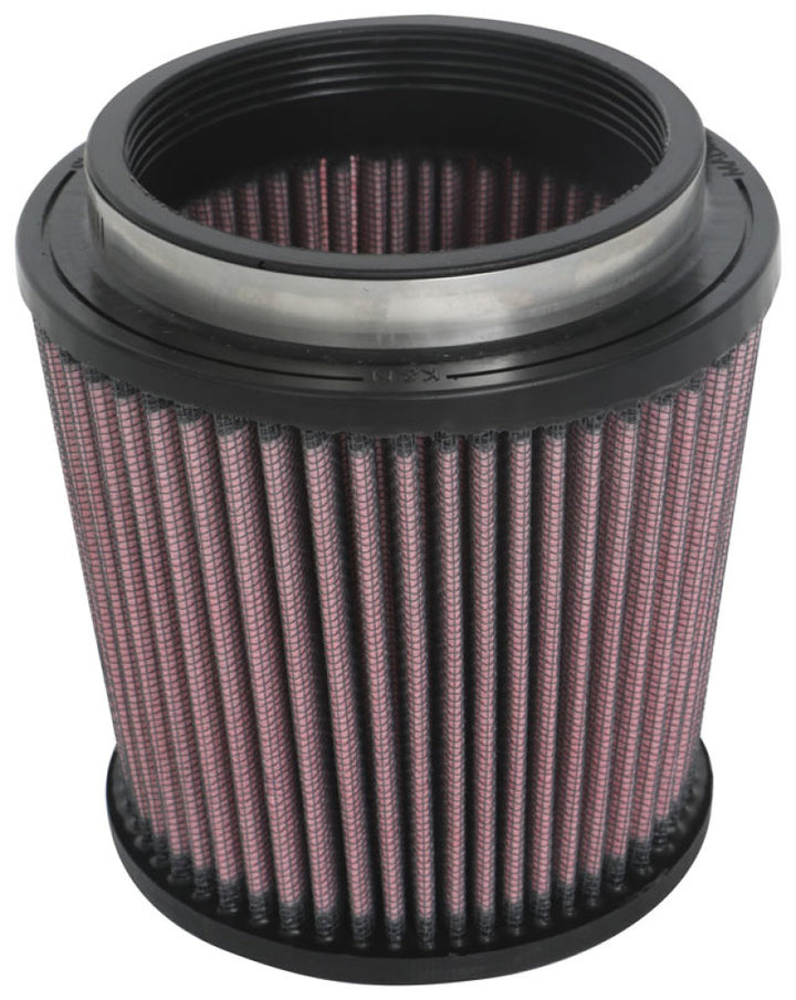 K&N Universal Air Filter 4in Flange / 5-3/8 in Base / 4-1/2in Top / 5in Height - Bull Strap