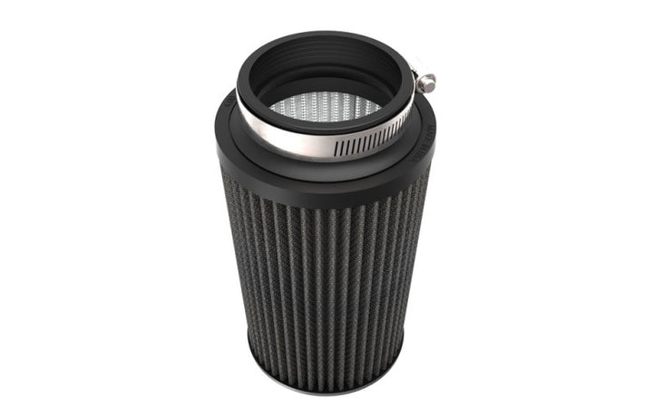 K&N Universal Air Filter (4in. Flange / 6in. Base / 5.25in. Top OD / 9.25in. Height) - Bull Strap