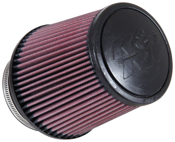 K&N Universal Air Filter (4in. Flange / 6in. Base OD / 4-5/8in. Top OD / 6in. Height) - Bull Strap