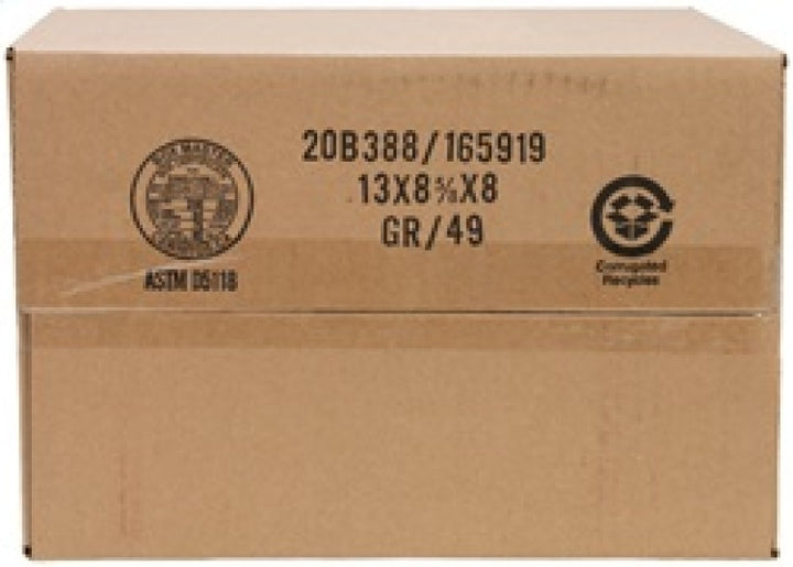 K&N Universal Air Filter Round Tapered 7.375in Base OD / 6.625in Top OD / 7.875in Height - Bull Strap