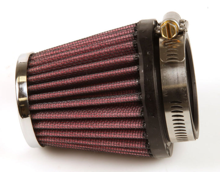K&N Universal Chrome Filter 1 15/16 inch FLG / 3 inch Base / 2 inch Top / 3 inch Height - Bull Strap