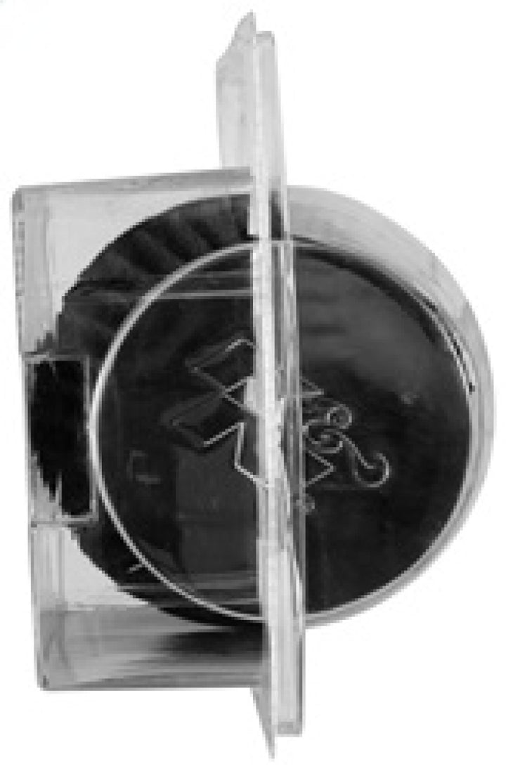 K&N Universal Chrome Filter 2 3/4in FLG / 4 1/2in Bottom / 4 1/2in Height - Bull Strap