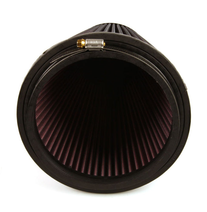 K&N Universal Chrome Filter 6 inch FLG / 7.5 inch Base / 4.5 inch Top / 9 inch Height - Bull Strap