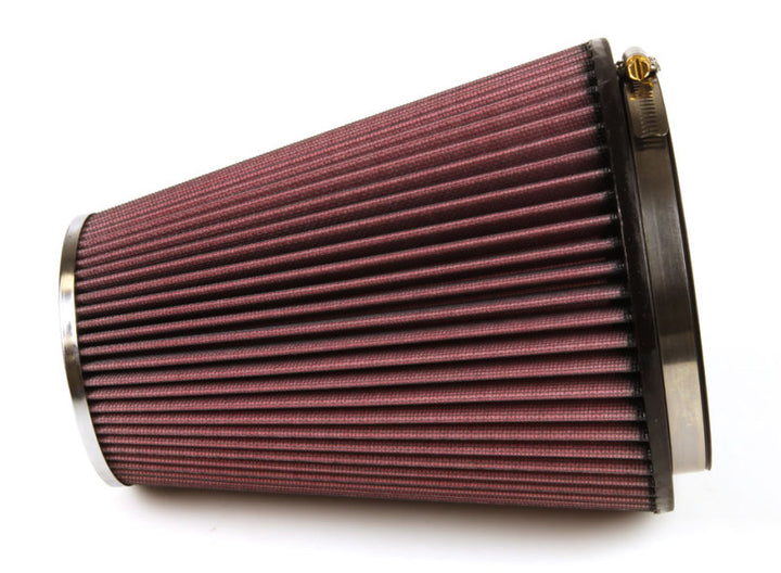K&N Universal Chrome Filter 6 inch FLG / 7.5 inch Base / 4.5 inch Top / 9 inch Height - Bull Strap
