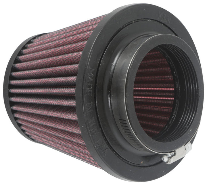 K&N Universal Clamp-On Air Filter 2-3/4in FLG / 5-1/16in B / 3-1/2in T / 4-3/8in H - Bull Strap