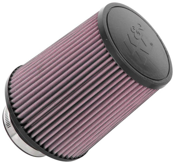 K&N Universal Clamp-On Air Filter 3-1/8in FLG / 6in B / 5in T / 7in H - Bull Strap