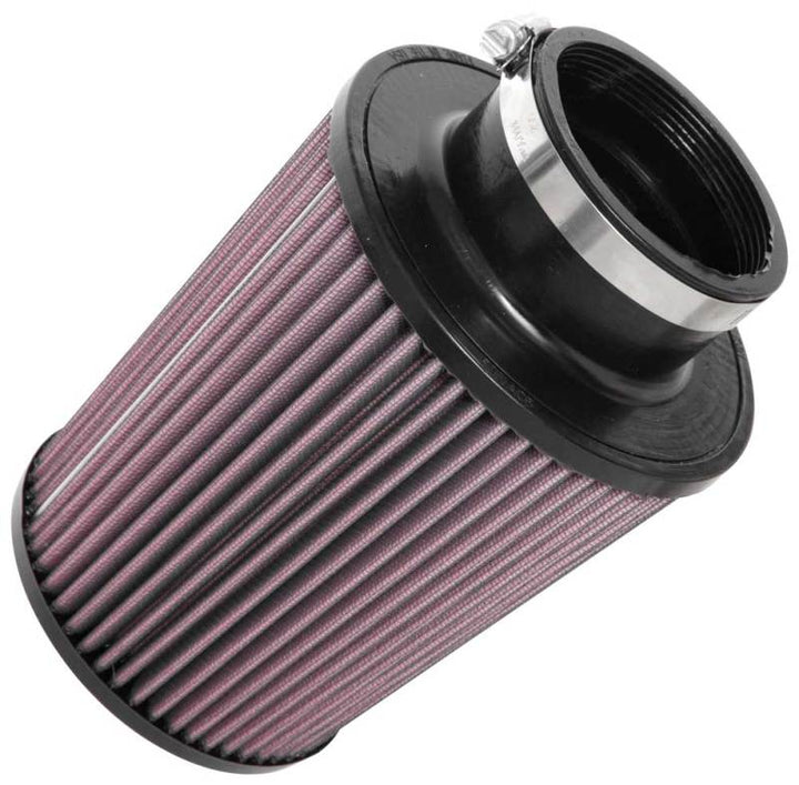 K&N Universal Clamp-On Air Filter 3-1/8in FLG / 6in B / 5in T / 7in H - Bull Strap