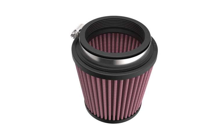 K&N Universal Clamp-On Air Filter 3in FLG /4 1/2in B / 3 1/2in T / 4 3/8in H - Bull Strap