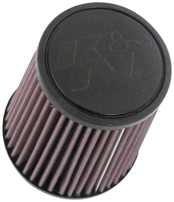 K&N Universal Clamp-On Air Filter 3in FLG 5in B 4in T 6in H - Bull Strap