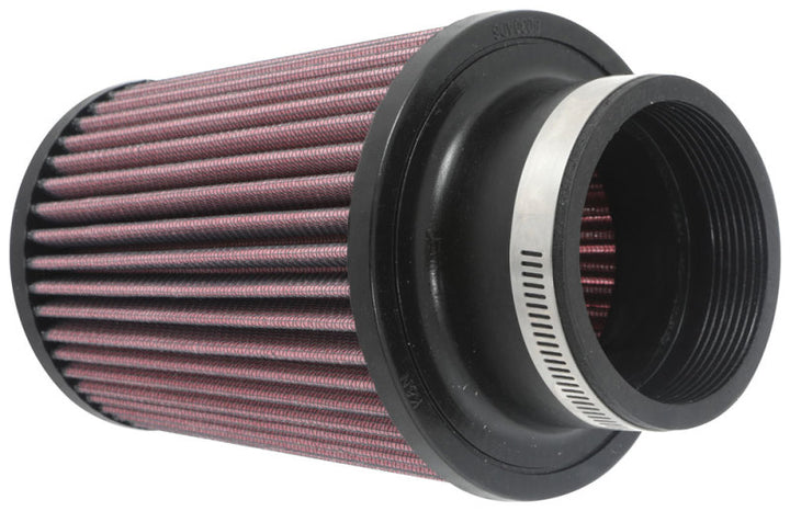 K&N Universal Clamp-On Air Filter 3in FLG 5in B 4in T 6in H - Bull Strap