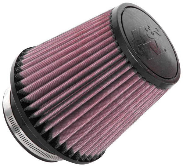 K&N Universal Clamp-On Air Filter 4in FLG / 6-1/2in B / 4-1/2in T / 6in H - Bull Strap